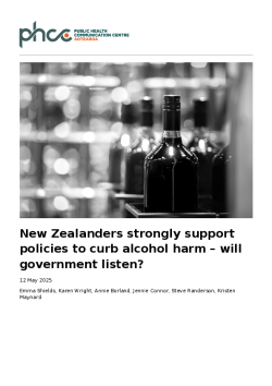 New Zealanders strongly support policies to curb alcohol harm will government listen_